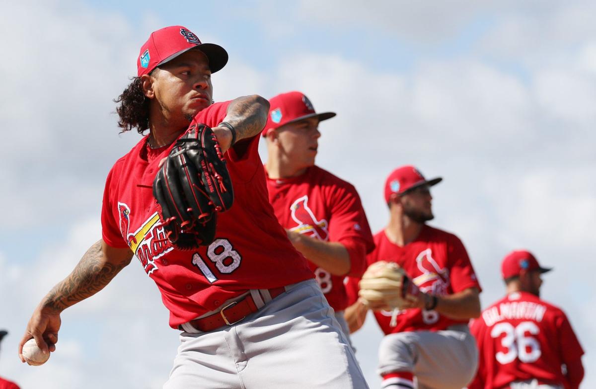 Photos: Cardinals open camp with pitchers throwing first bullpen session | St. Louis Cardinals ...