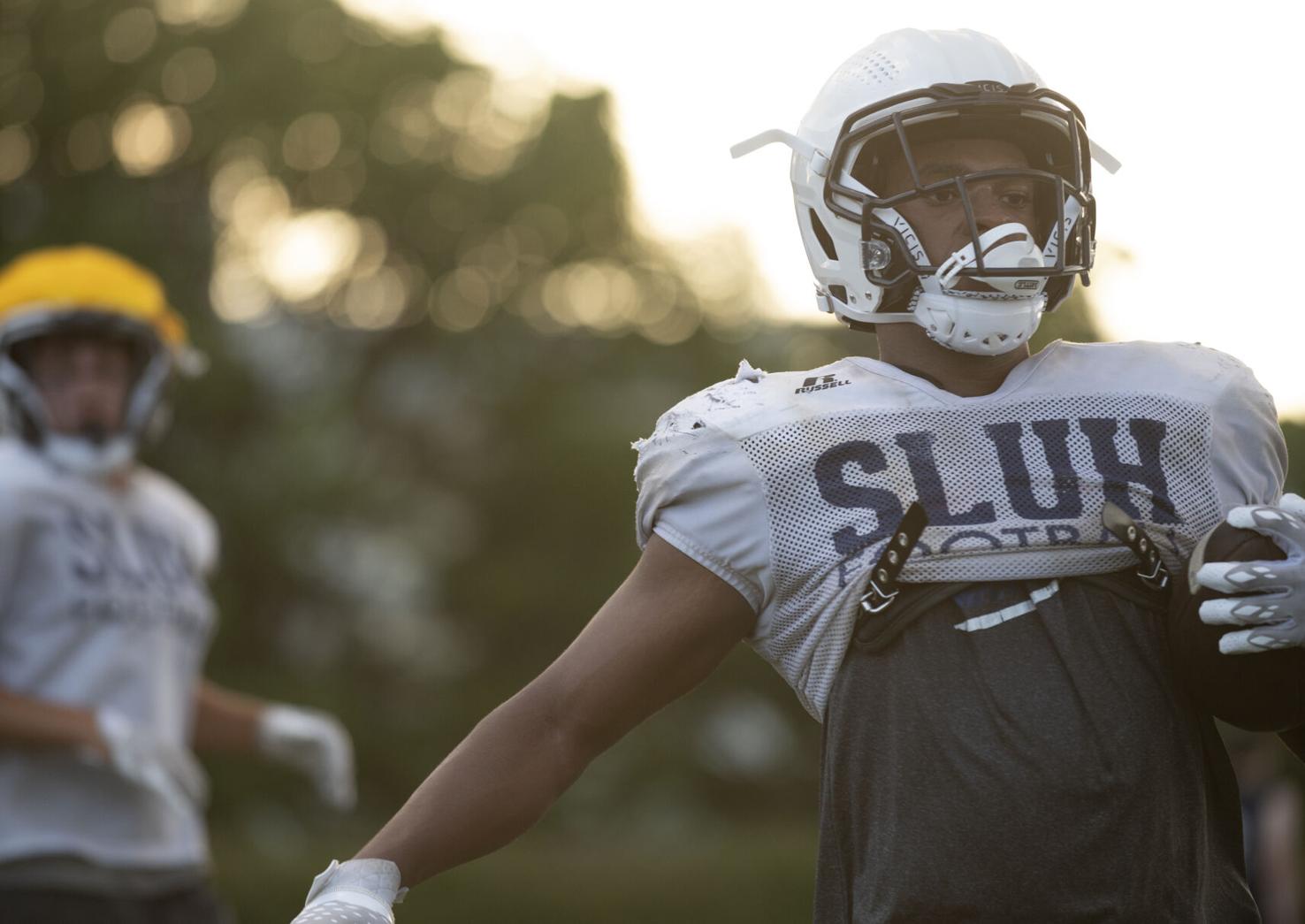 SLUH football practice