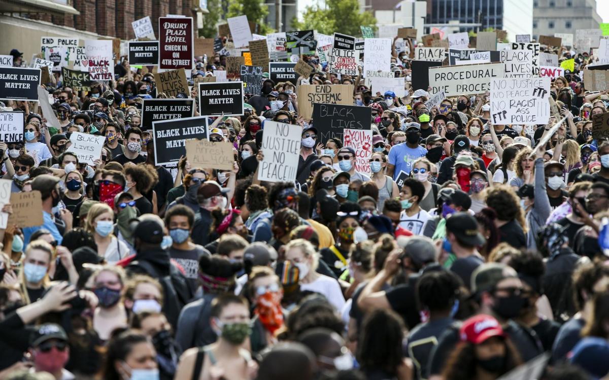 Marchers wind through Downtown St. Louis