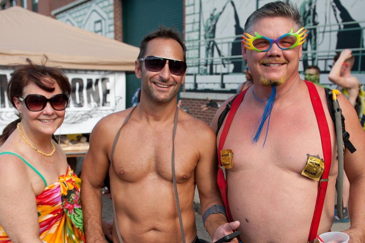 World Naked Bike Ride in St. Louis