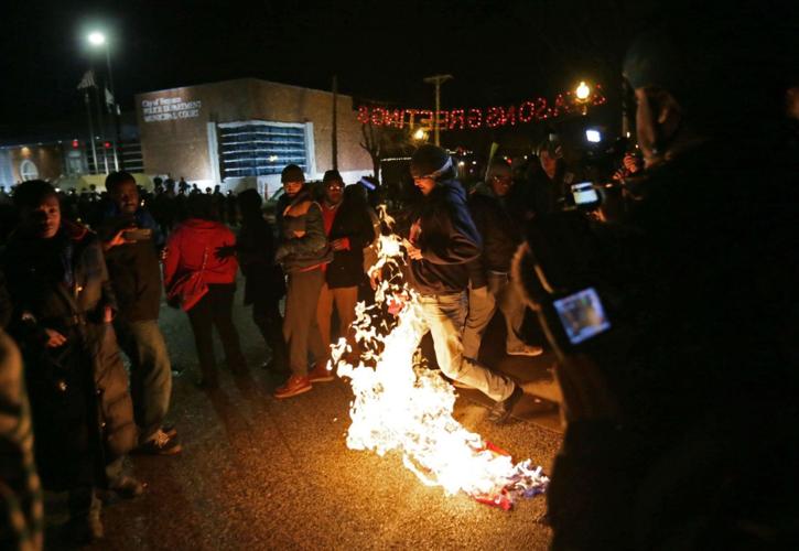 Protests in Saturday in Ferguson