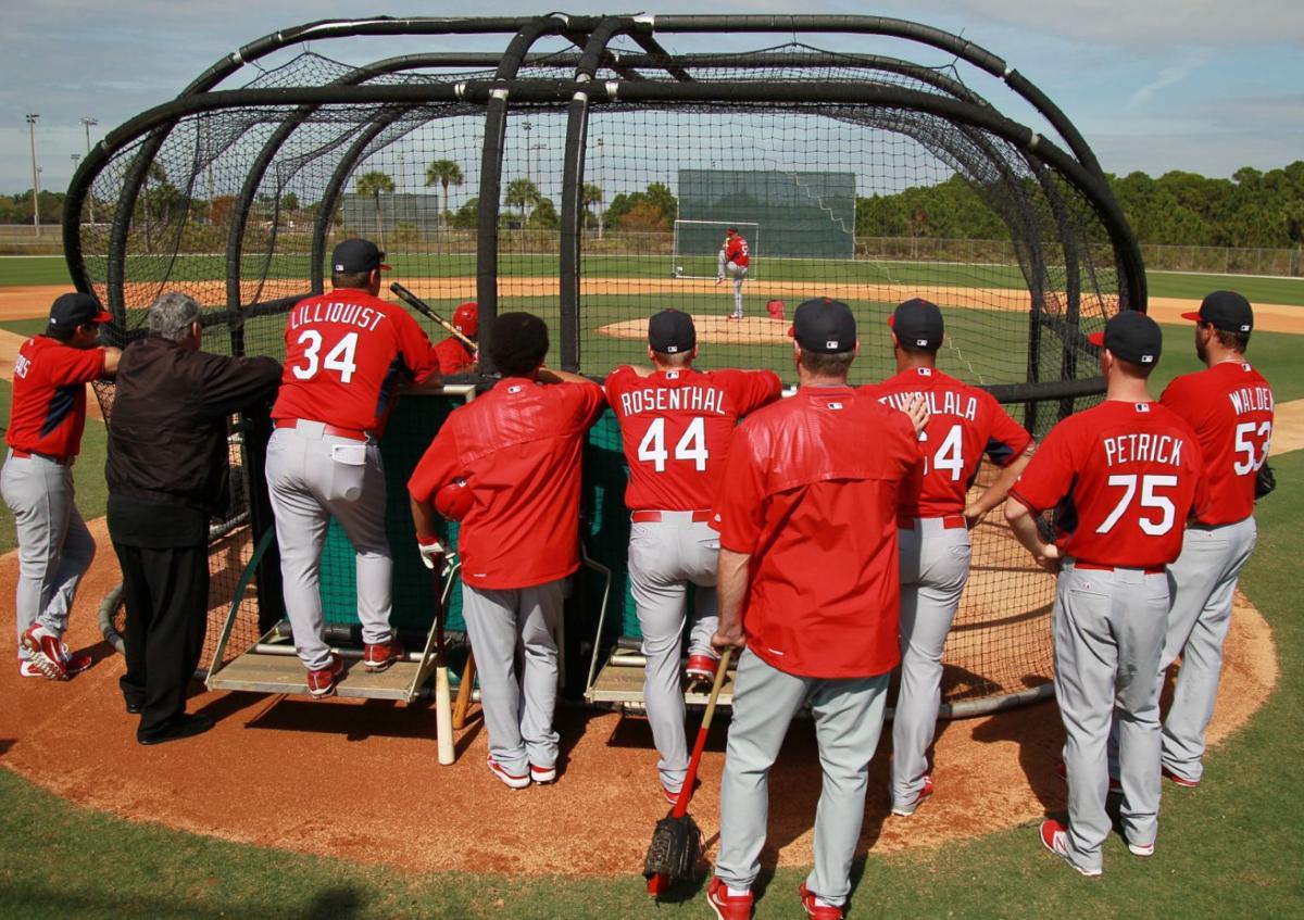 Cardinal's first fullsquad workout at spring training St. Louis