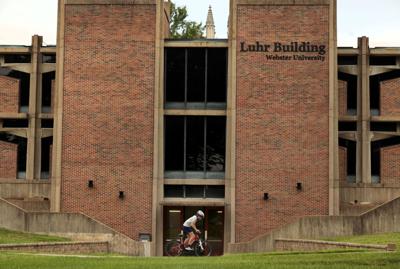 Talk of razing Webster U’s Luhr Building rankles residents