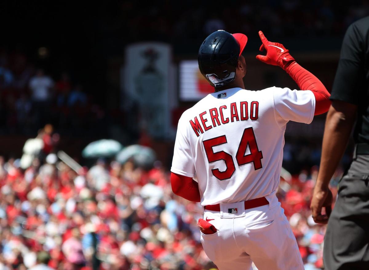 Mercado has 5 RBIs to lead Cardinals over Dodgers 10-5