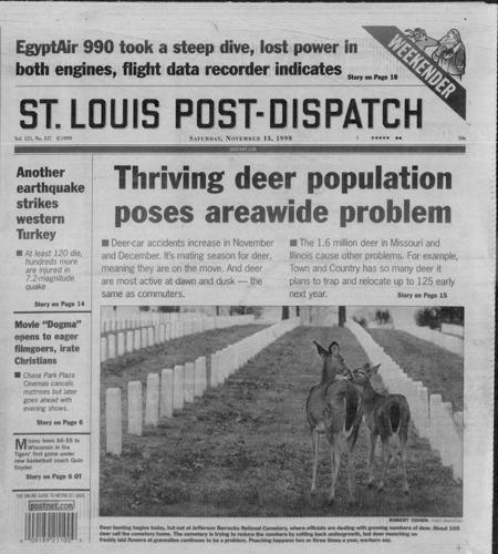 Deer posing problems 20 years ago around St. Louis