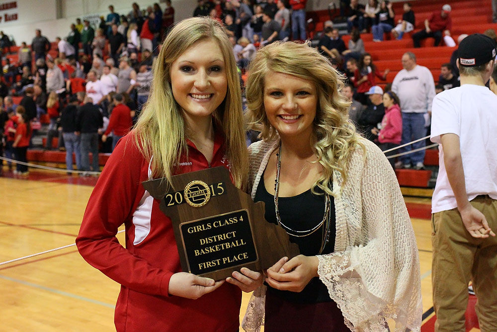 Warrenton girls celebrate their first district championship