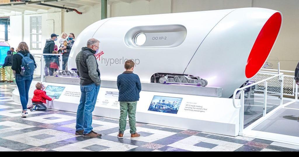 Virgin Air Hyperloop has arrived at Nat'l Museum of Transportation!