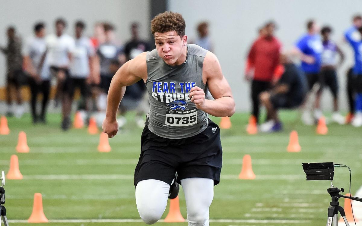 The Opening combine draws football hopefuls from across Midwest