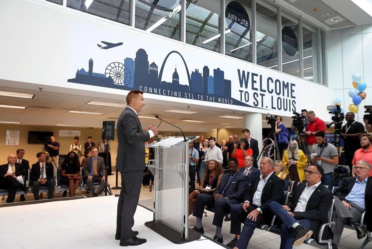 First Lufthansa flight direct from Frankfurt lands at Lambert