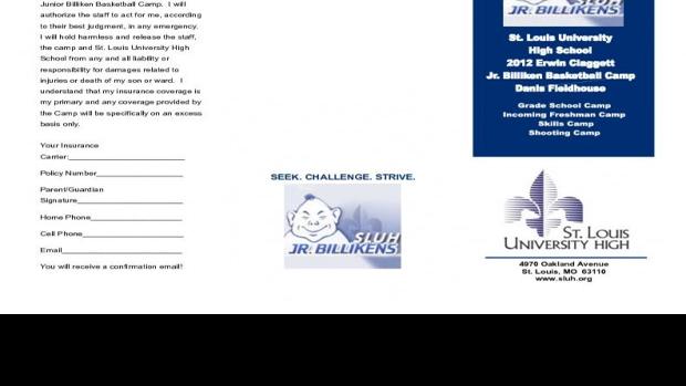 Sluh Boys Basketball Camp Registration Form Stltoday Com