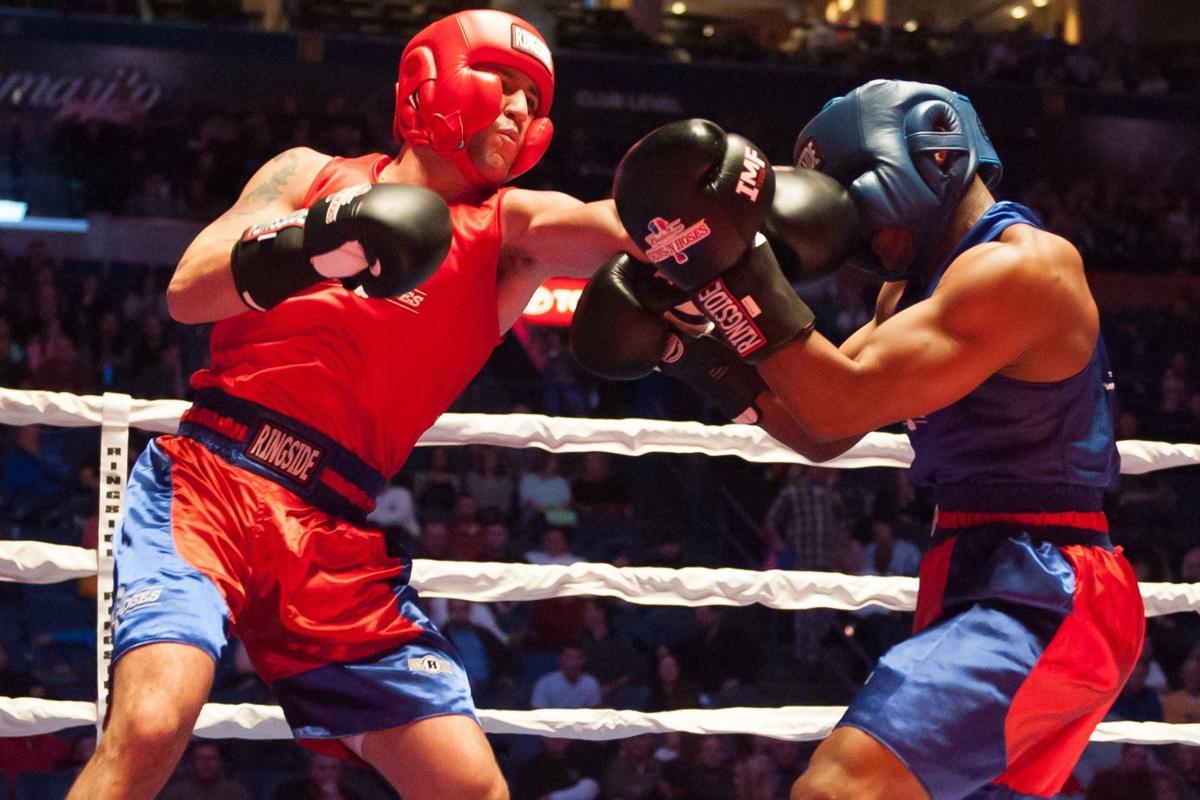 Fighting for BackStoppers at 29th Guns 'N Hoses Local