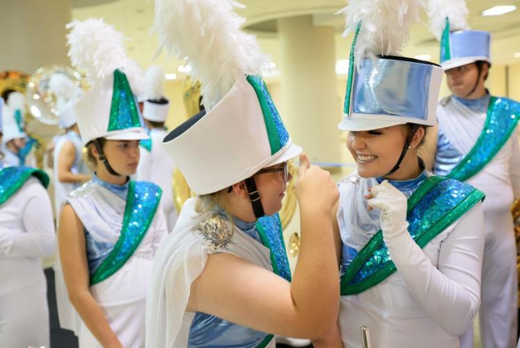 Marching bands sound off at competition