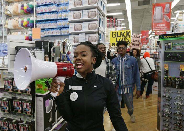 Protests around Eager Road and Hanley Road shopping district