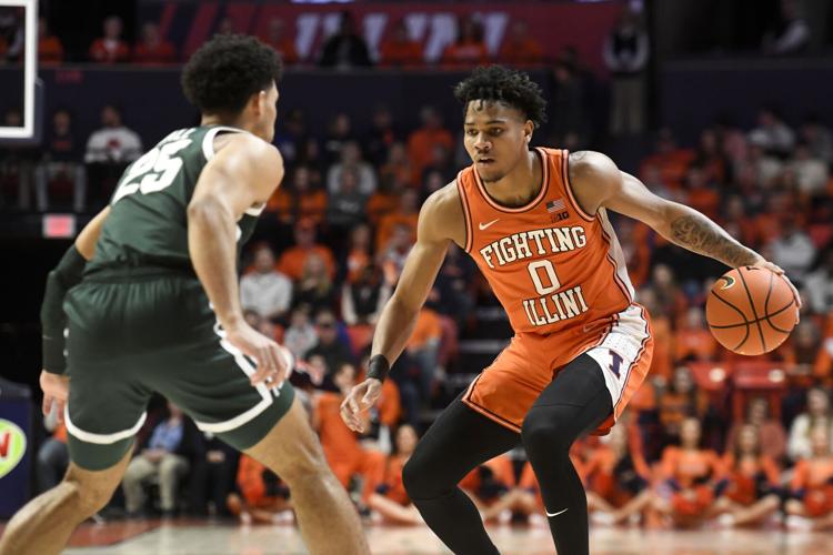 Illinois vs. Michigan State basketball video highlights, score and live