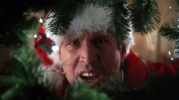 Chevy Chase in "National Lampoon's Christmas Vacation"