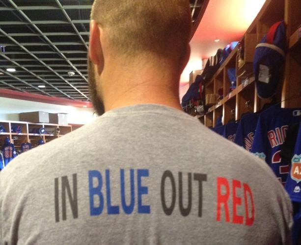 Cubs' 'In Blue, Out Red' T-shirt slogan is not what you think