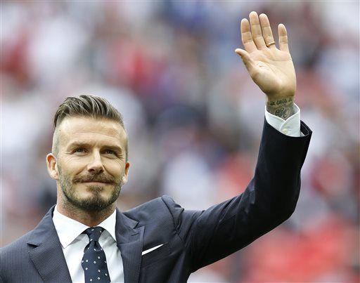 Dapper David Beckham
