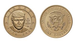 Treasury: US to produce $1 coin with Trump's image