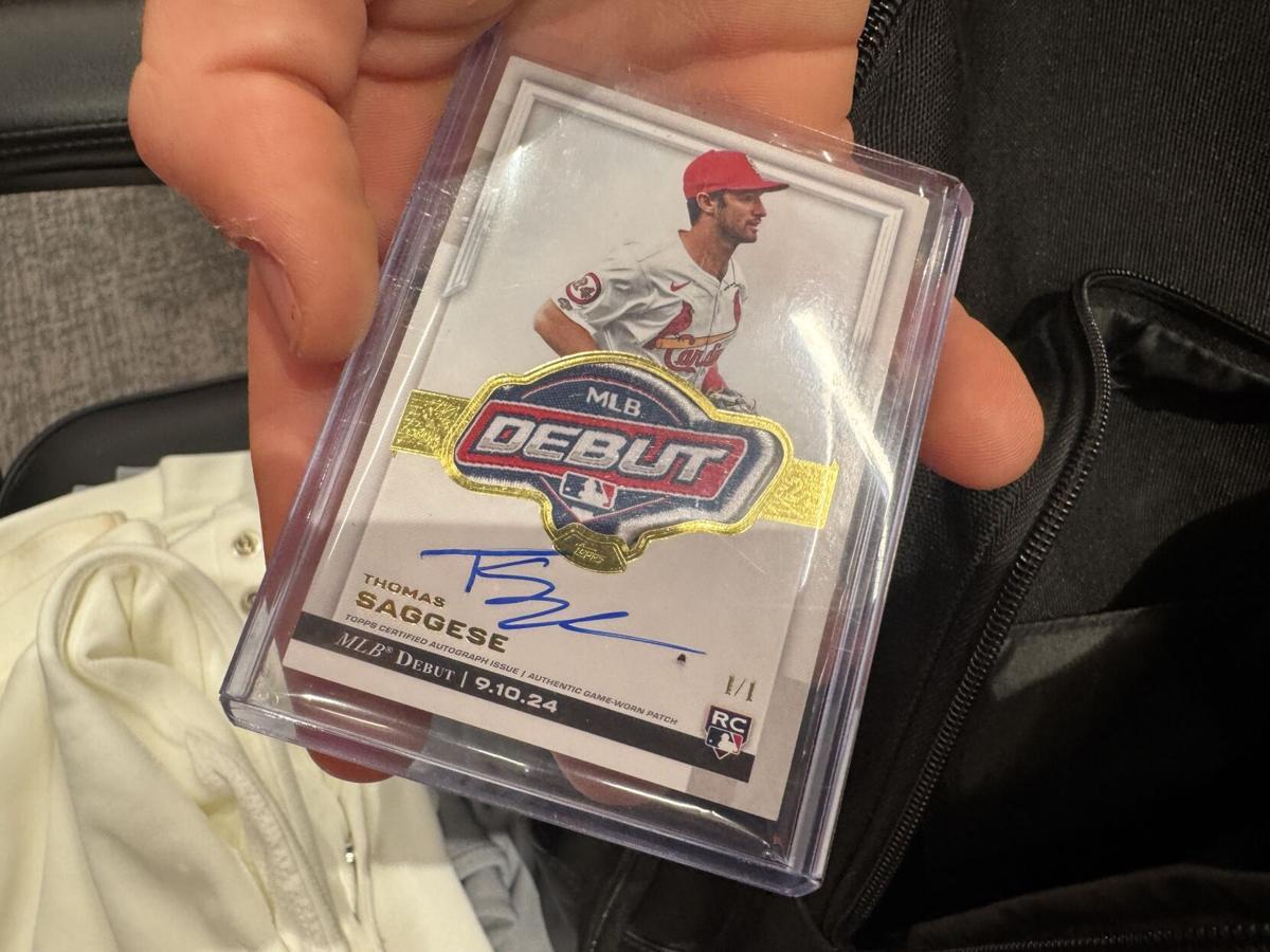 All-Star finds Cardinal's rare card. Teammates chase theirs. All-Star finds Cardinal's rare card. Teammates chase theirs.