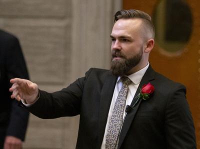 Scenes from opening day of Missouri legislature in Jefferson City