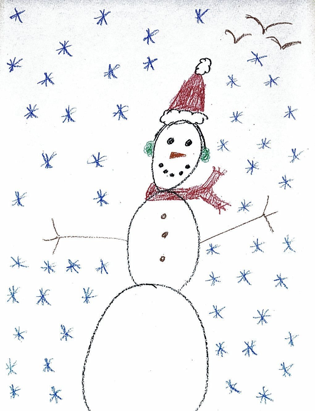Winter Drawing Prompts for Kids  Itsy Bitsy Fun