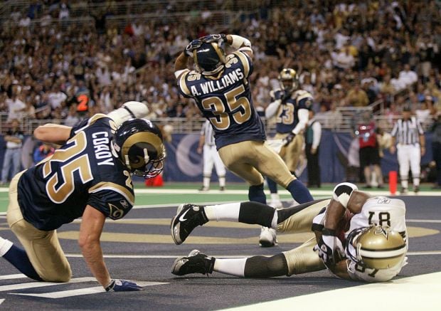 AENEAS WILLIAMS - ST LOUIS RAMS - Vintage 35mm Football Slide 7.18