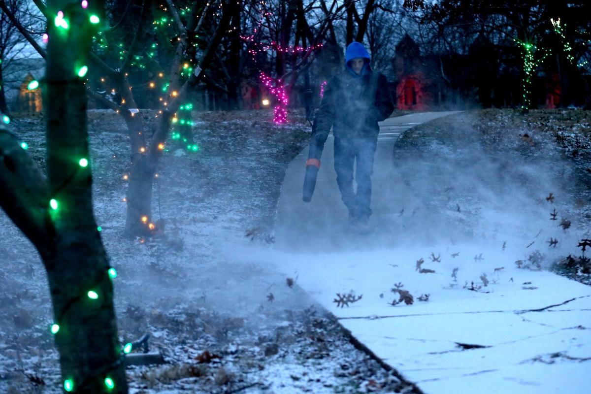 Residents wake to cold temperatures and a light dusting of snow