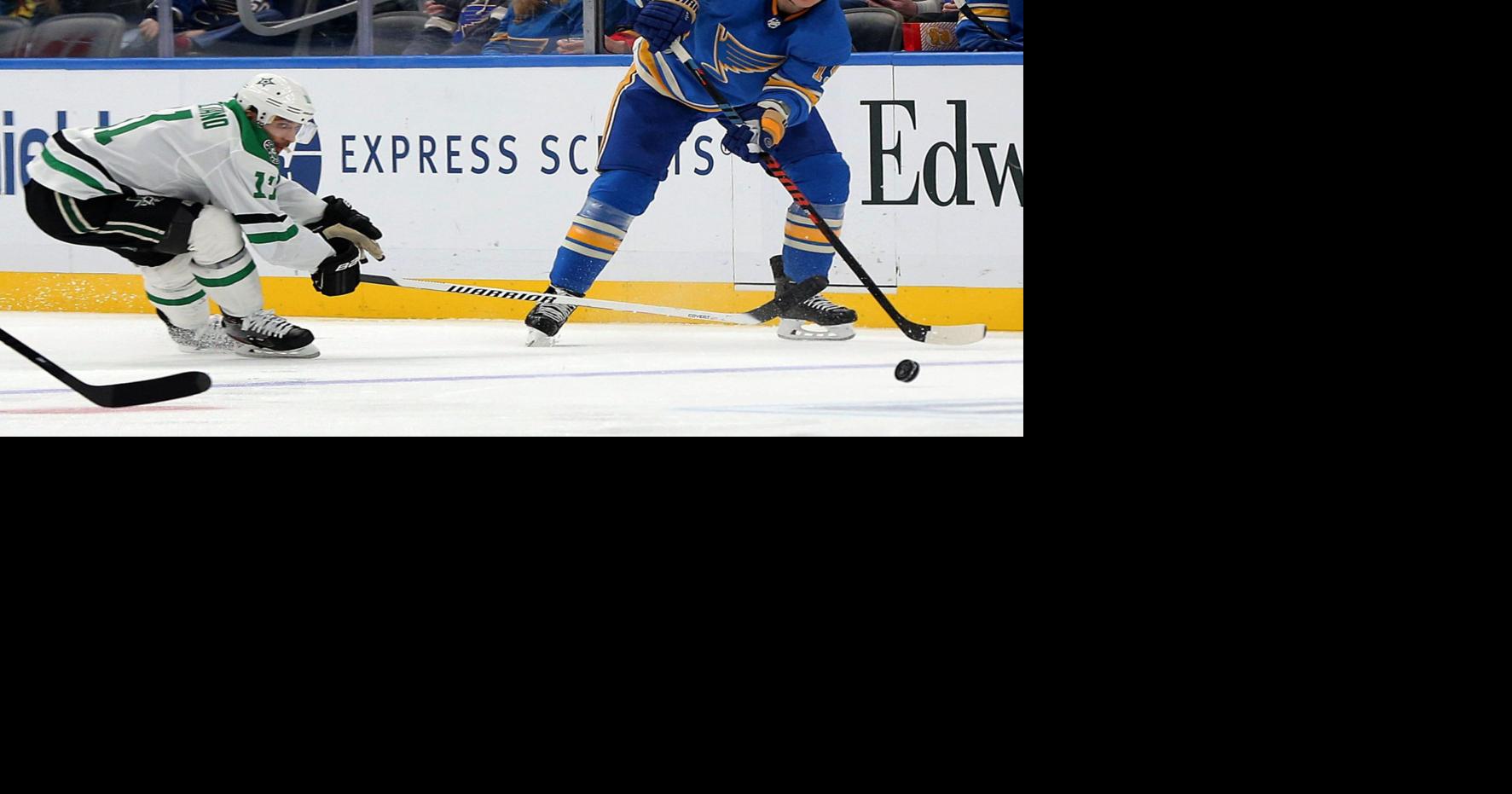 Blues' Jay Bouwmeester alert after 'cardiac episode' on bench at