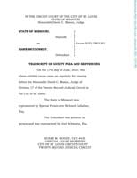 Transcript of Mark and Patricia McCloskey's plea hearing on June 17, 2021