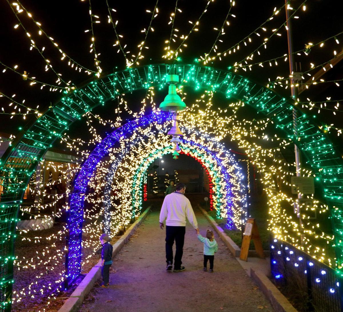 Science Center unveils its first holiday lights display