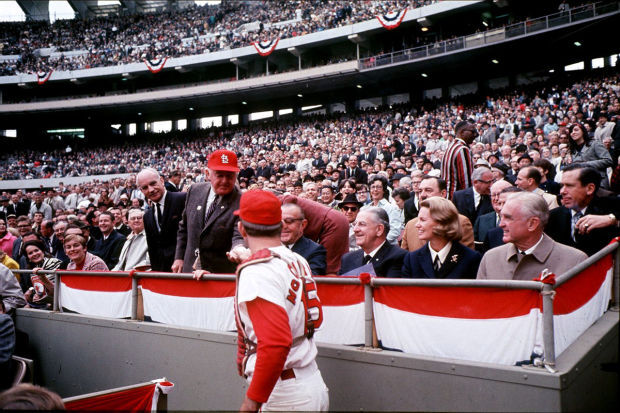 St. Louis Cardinals - As we celebrate the 50th anniversary of our 1967  World Series Championship, both the #STLCards and Red Sox will wear '67 throwback  uniforms in both games of the