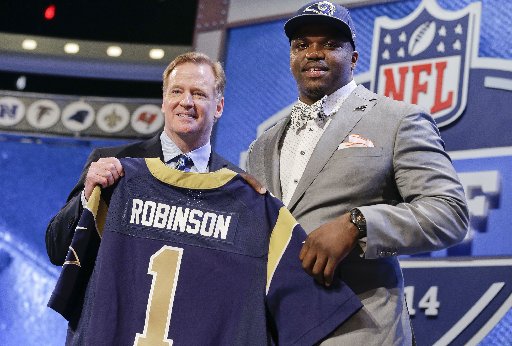 Rams draft OT Robinson, DT Donald