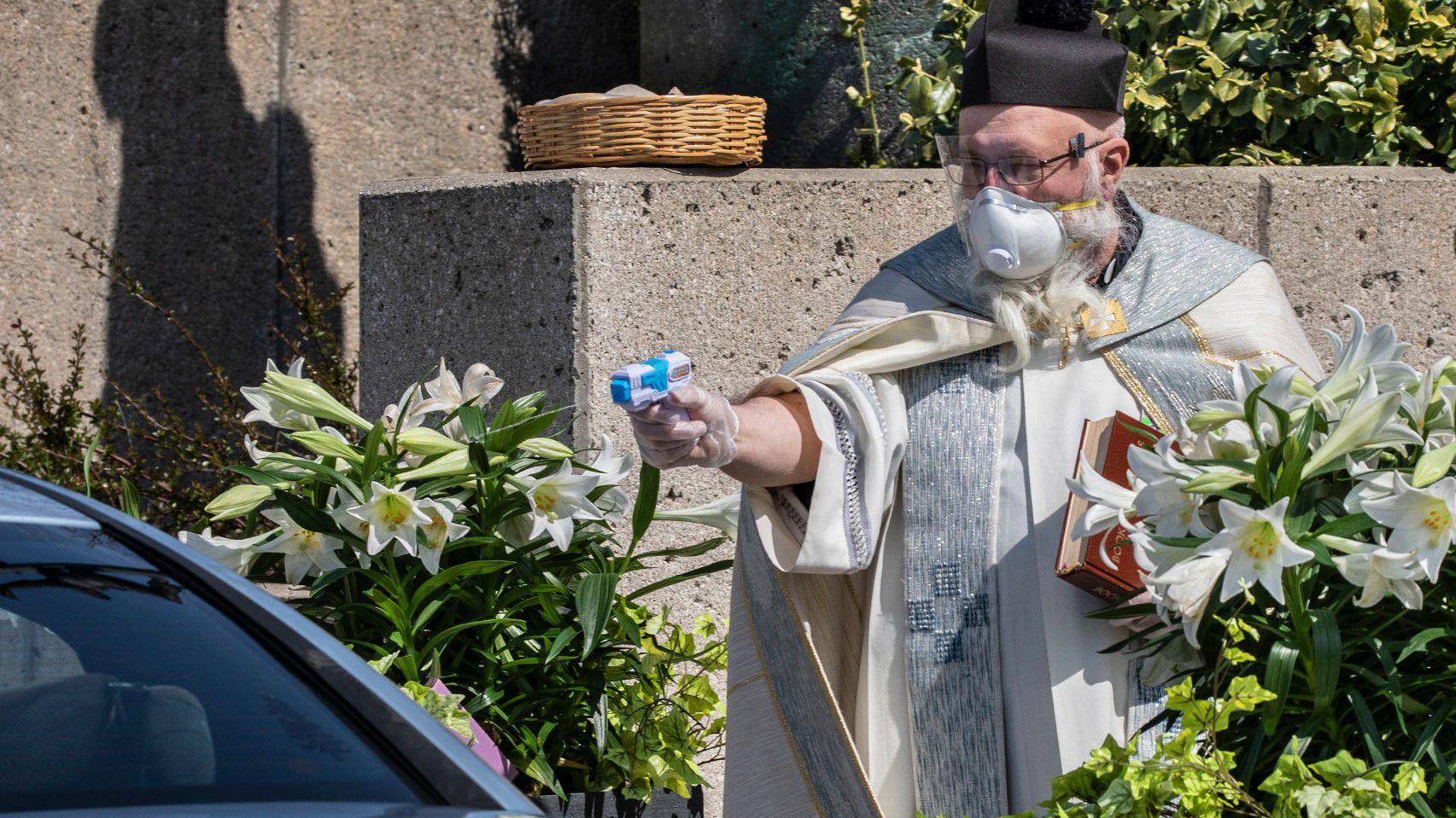 A Priest Fired Holy Water Through A Squirt Gun At His Congregants