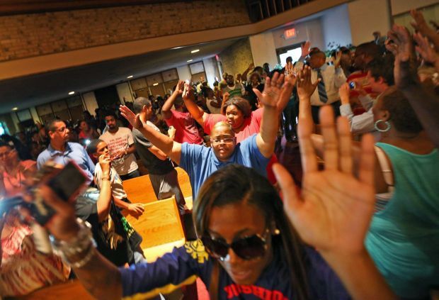 Rev. Al Sharpton at Greater St. Mark Church