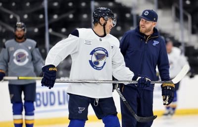 Blues open training camp