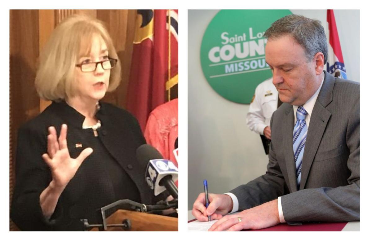 Lyda Krewson and Sam Page announce pandemic restrictions