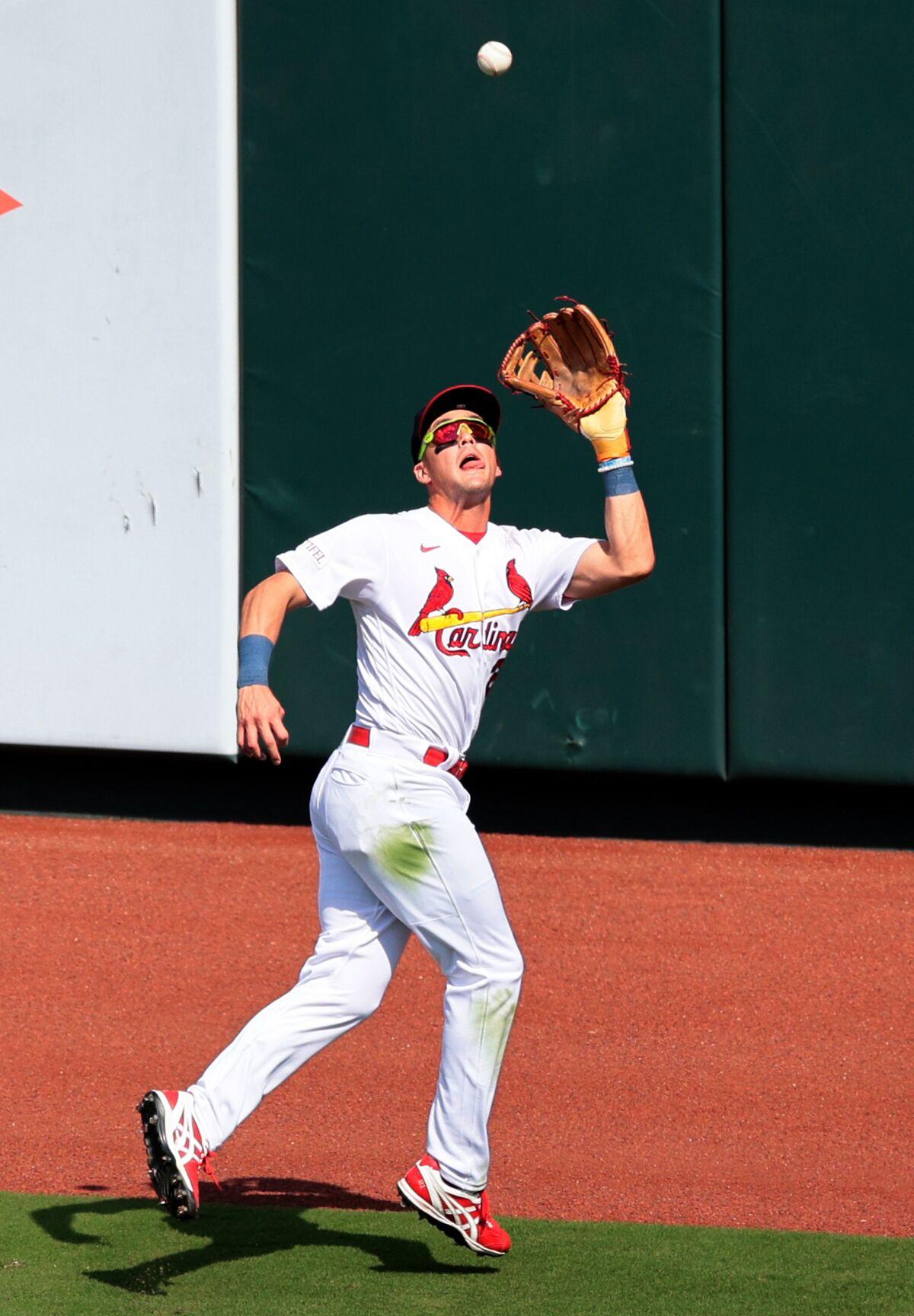 St. Louis Cardinals right fielder Jordan Walker reacts after hitting  News Photo - Getty Images