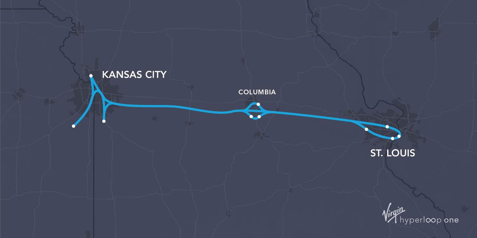 Virgin Hyperloop One says St. Louis KC high speed connection would