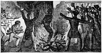 Lynching by fire, 1836