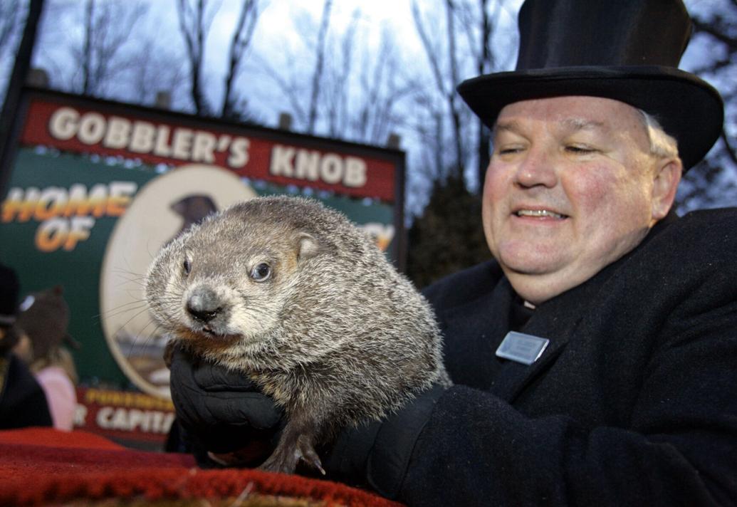 21 photos of groundhogs and guys in top hats to celebrate Groundhog Day