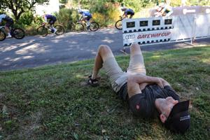 Hundreds watch and compete in the Tour de Florissant on Labor Day