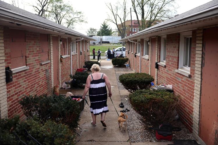 Police raid condemned apartments, evict residents