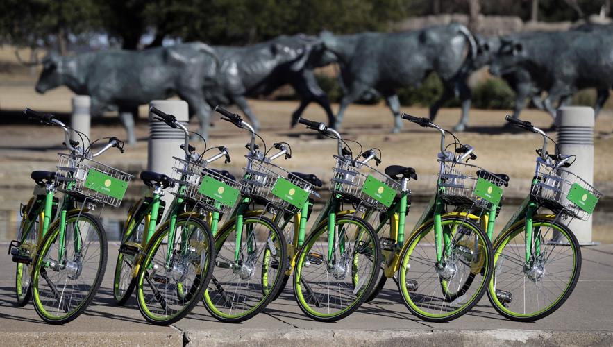 LimeBike bicycles