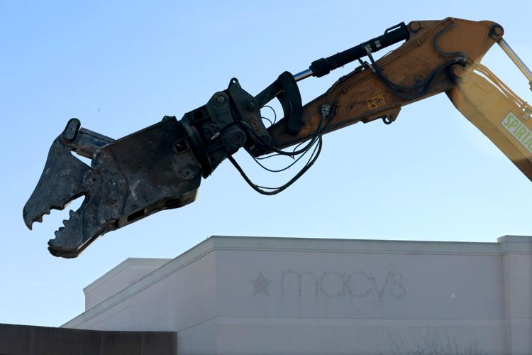 Demolition on Chesterfield Mall has begun