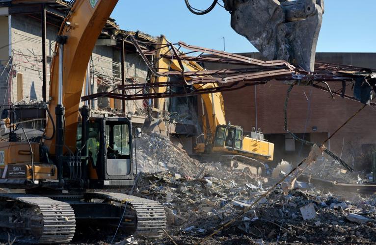 Demolition on Chesterfield Mall has begun