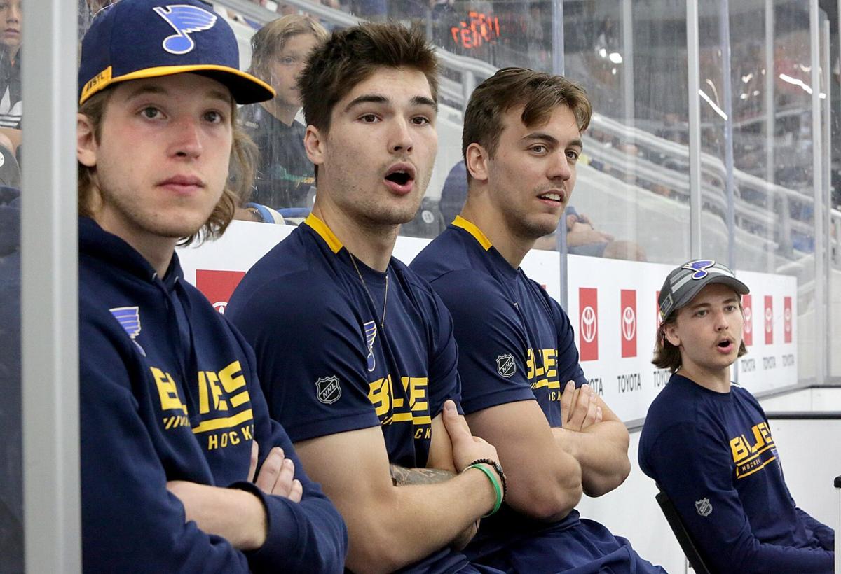 Blues prospect Tanner Dickinson appreciates his time at development camp