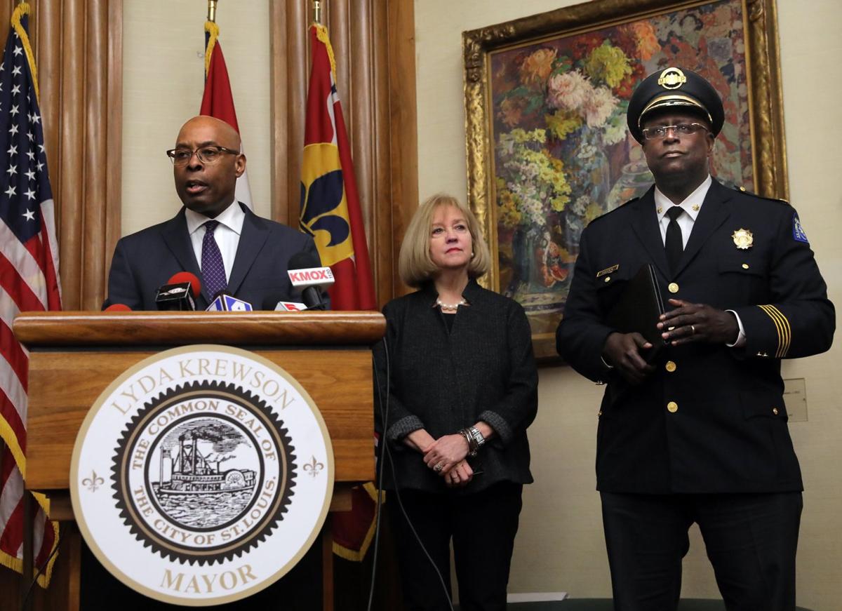 New city of St. Louis police chief, John Hayden