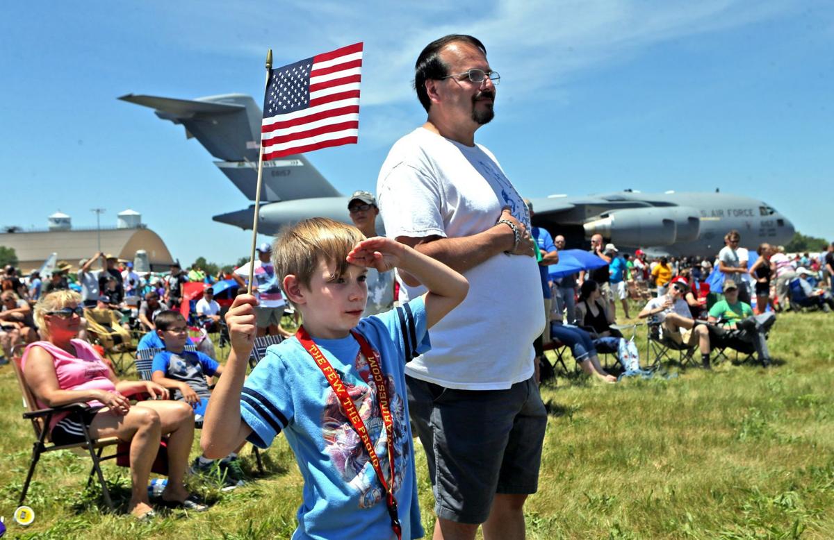 Scott Air Force Base takes to the sky to celebrate 100 years and thank