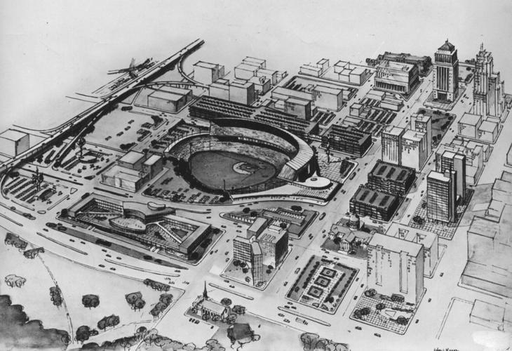 Busch Stadium plan, 1959