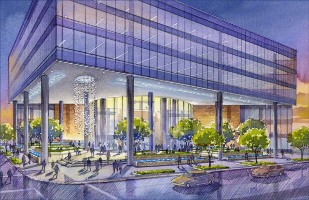 A rendering of the planned new Laclede headquarters